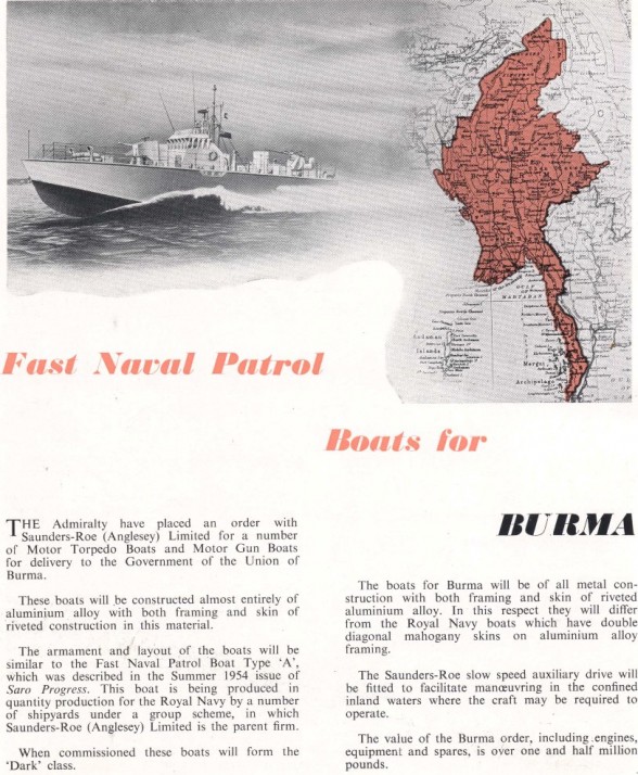 Burma FPB article Autumn 1954.jpg